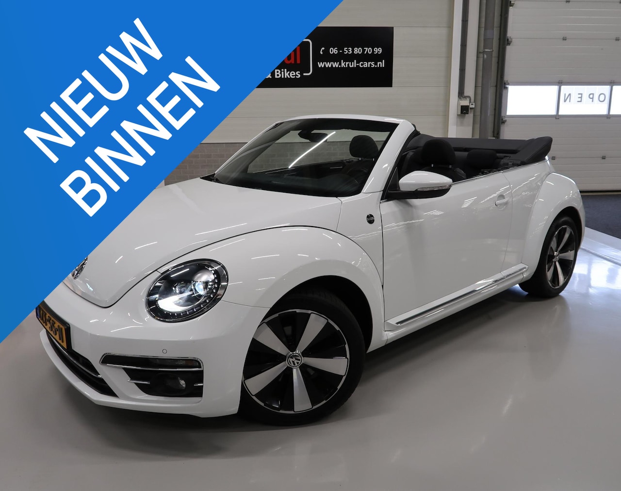 Volkswagen Beetle Cabriolet - 1.2 TSI Sound Automaat Fender App connect Camera Stoelverwarming Xenon Led Airco-ecc Navig - AutoWereld.nl
