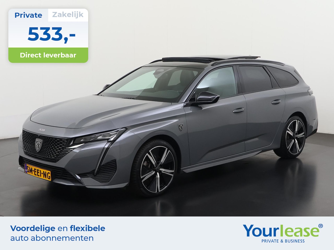 Peugeot 308 SW - 1.2 Hybrid 145 e-DCS6 GT | All-in 533,- Private Lease | Direct uit voorraad - AutoWereld.nl