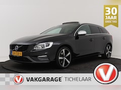 Volvo V60 - 2.0 T4 Business Sport R-Design | Trekhaak | Schuif-/Kanteldak | Org NL | Leer | Sportstoel