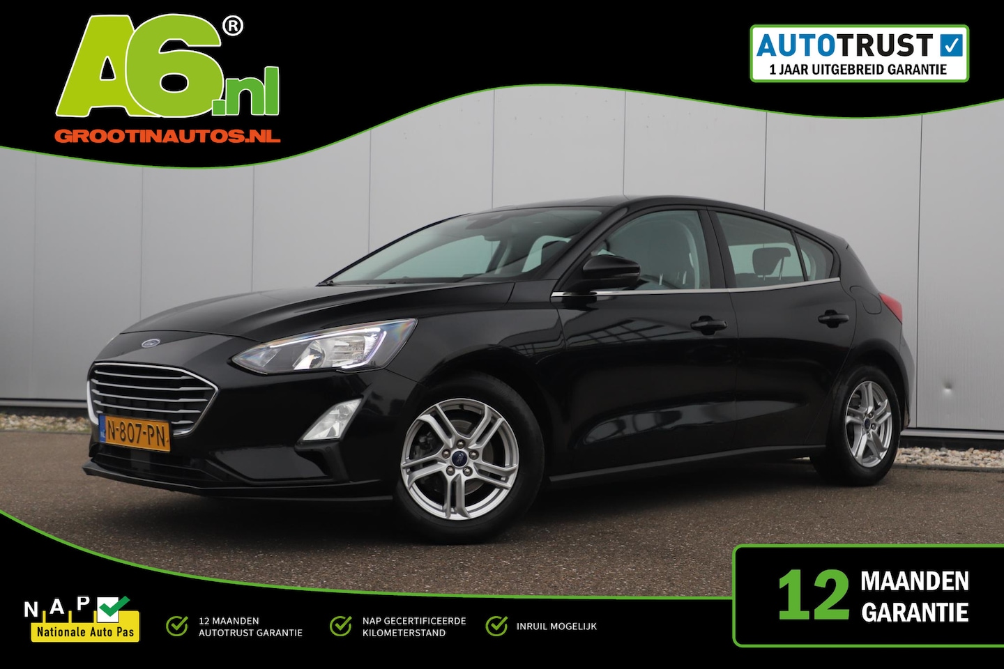 Ford Focus - 1.0 EcoBoost Hybrid Trend Edition Business 125PK Navigatie Achteruitrijcamera Adaptive Cru - AutoWereld.nl