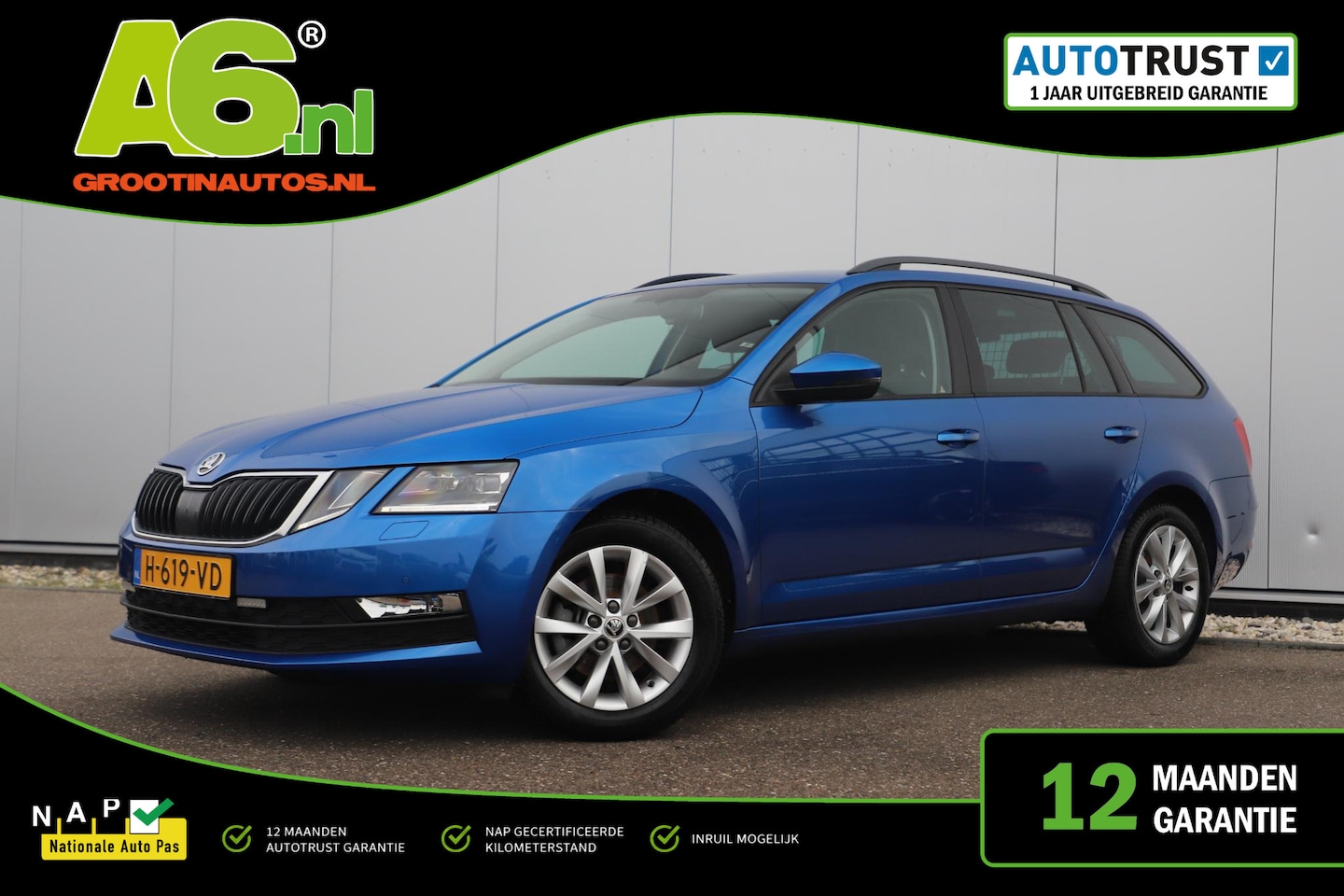 Skoda Octavia Combi - 1.0 TSI Greentech Business Edition Trekhaak Navigatie Carplay Android Climate Cruise Contr - AutoWereld.nl