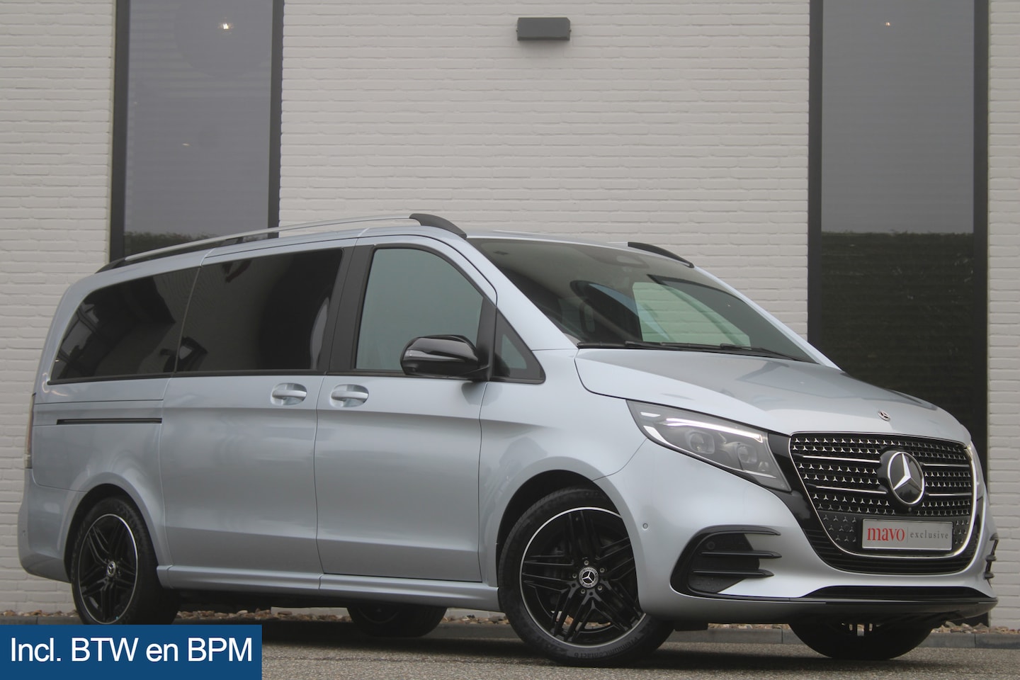 Mercedes-Benz V-klasse - 300d / AMG / Exclusive / 7-persoons / Elec Stoelen / Burmester / Nightpakket / Vol Opties - AutoWereld.nl