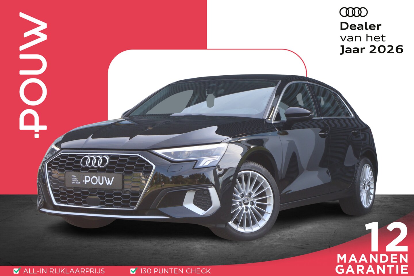 Audi A3 Sportback - 30 TFSI 110pk Advanced Edition | Cruise control | App-Connect | Parkeersensoren achter - AutoWereld.nl