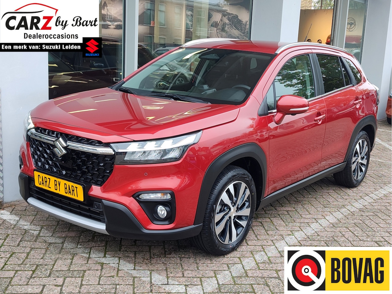 Suzuki S-Cross - 1.4 BOOSTERJET STYLE SMART HYBRID Keyless | 360 Camera | Dodehoekdetectie | Half leder - AutoWereld.nl