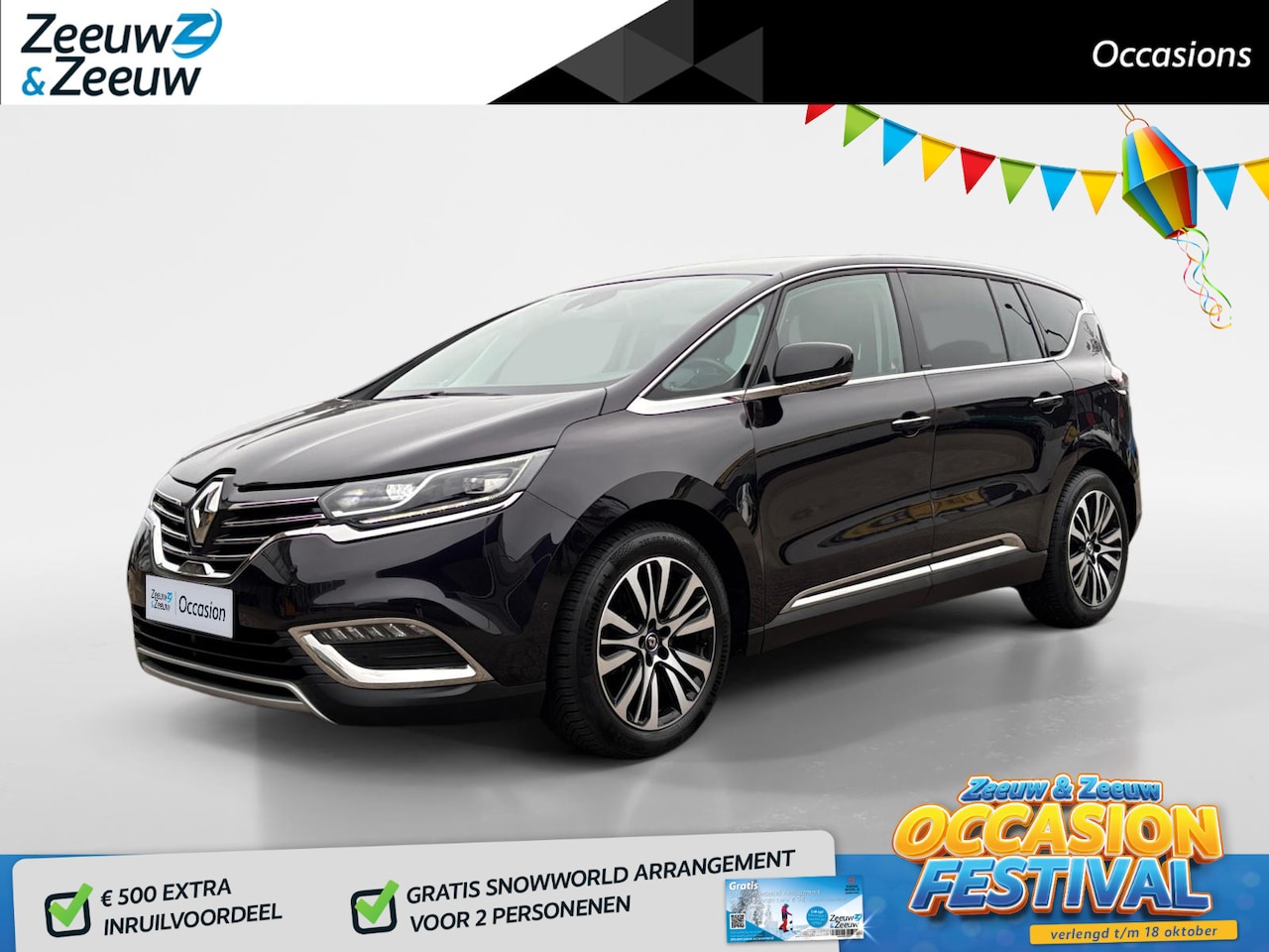 Renault Espace - 1.6 TCe Initiale Paris 5p. | DEALER ONDERHOUDEN | MASSAGE STOELEN | NL-AUTO | - AutoWereld.nl