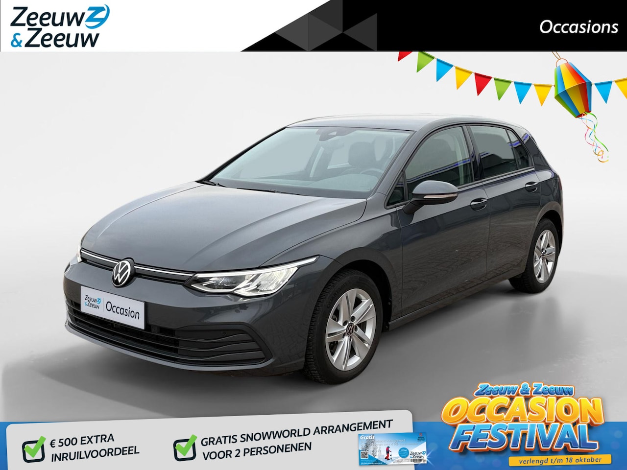 Volkswagen Golf - 1.0 eTSI Life Business | CARPLAY | STOELVERWARMING | PARKEERSENSOREN | LICHTMETALEN VELGEN - AutoWereld.nl