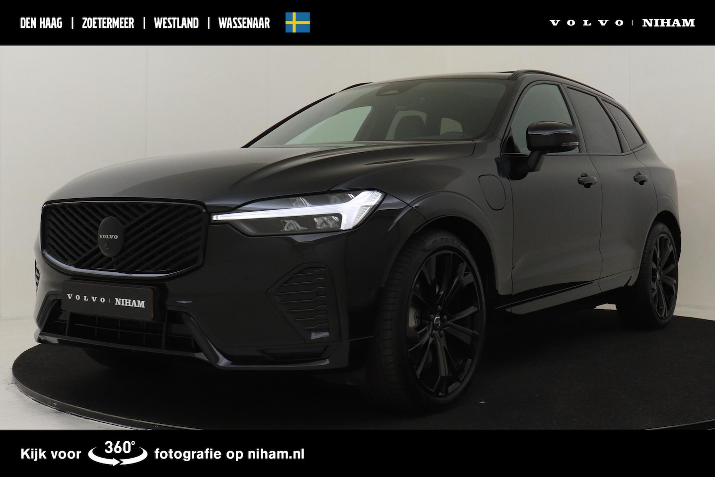 Volvo XC60 - II T6 PLUG-IN HYBRID AWD ULTRA BLACK EDITION -PANO.DAK|HARMAN/KARDON|LUCHTVERING|360°CAM|H - AutoWereld.nl
