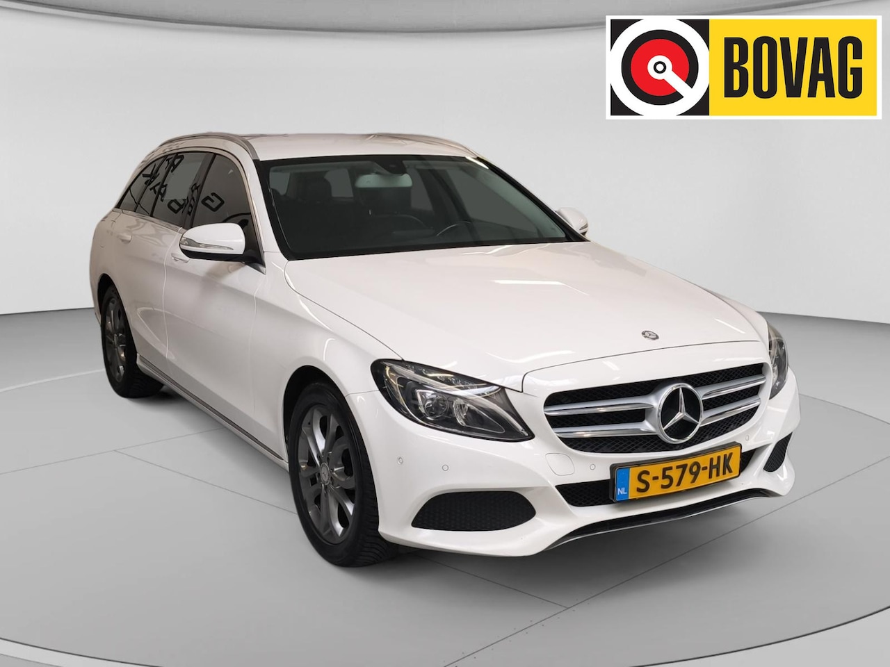 Mercedes-Benz C-klasse Estate - 180 Prestige Avantgarde | LED | Navi | Trekhaak | Stoelverw. - AutoWereld.nl