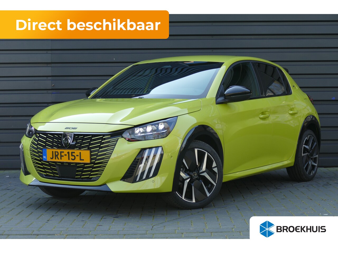 Peugeot 208 - GT | Armsteunen op de voorportieren bekleed met kunstleder met groen sierstiksel (GT-Line) - AutoWereld.nl