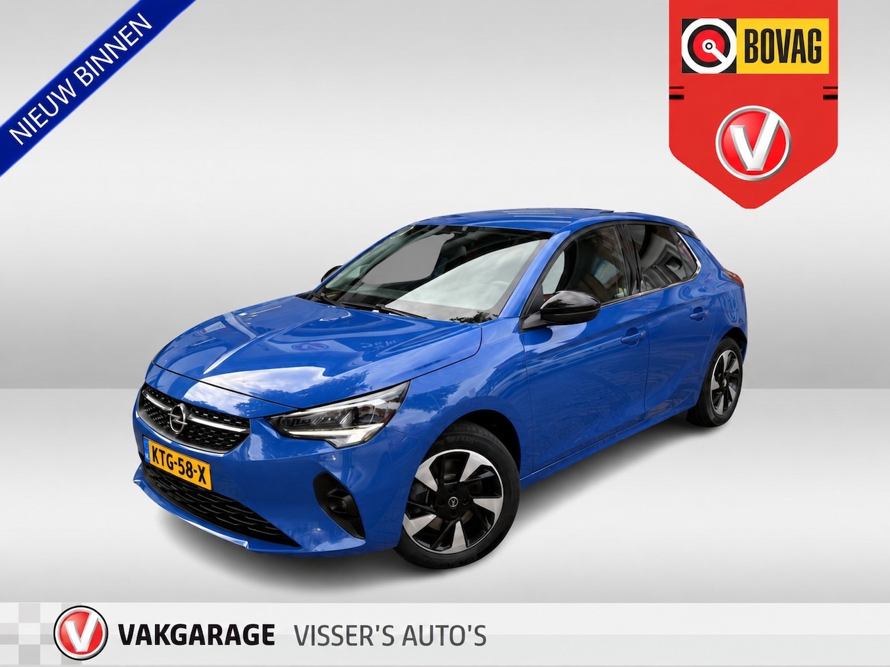 Opel Corsa-e - Elegance 50 kWh | SOH 100% | 16 inch velgen | applecarplay/android auto | - AutoWereld.nl