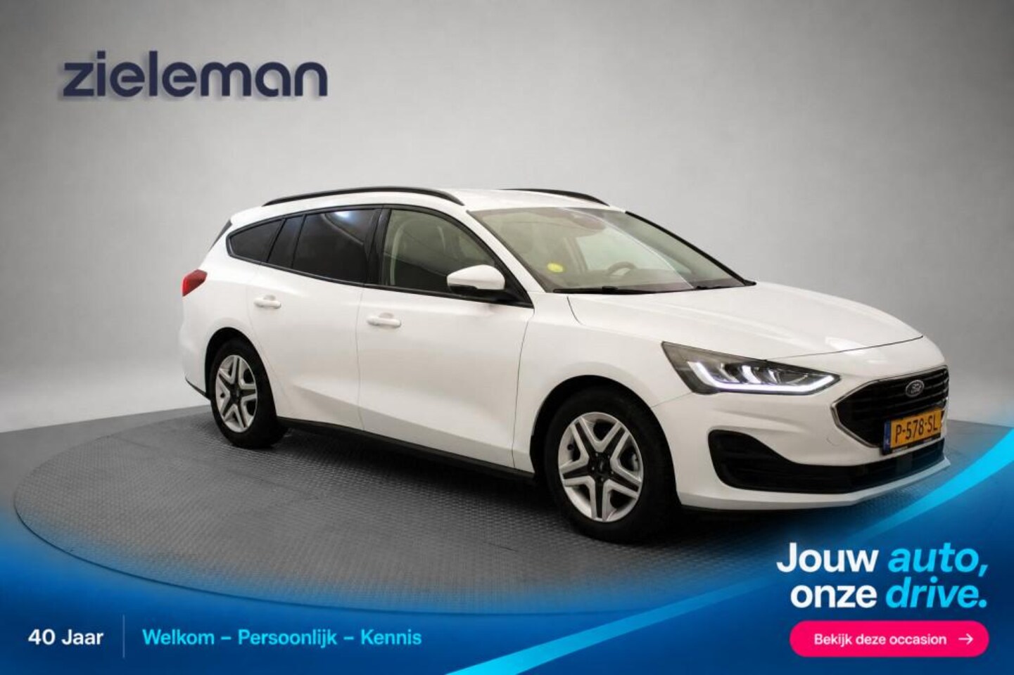 Ford Focus Wagon - 1.5 EcoBlue Connected - Carplay, Cruise, Clima, Trekhaak - AutoWereld.nl