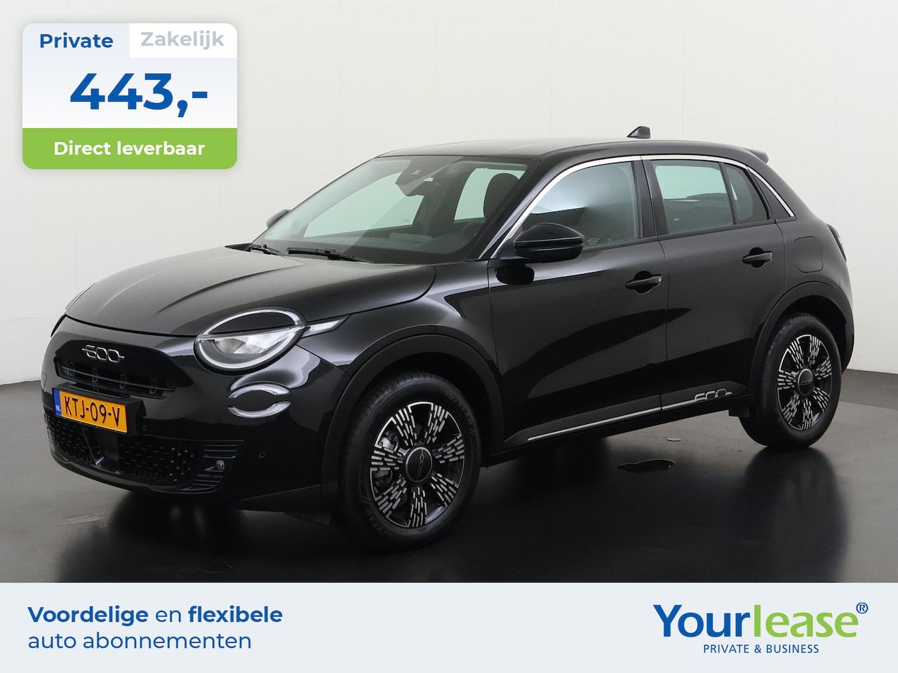 Fiat 600 - 1.2 Hybrid Urban 145pk | All-in 443,- Private Lease | Direct uit voorraad - AutoWereld.nl