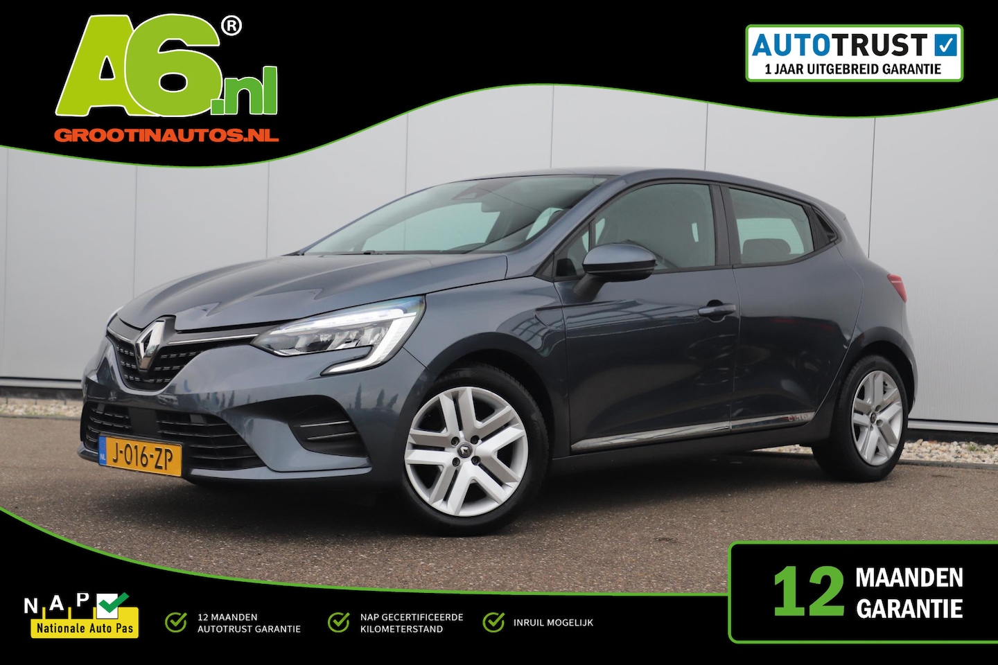 Renault Clio - 1.0 TCe Zen 101PK Navigatie Carplay Android Airco Cruise Control Rijstrooksensor - AutoWereld.nl