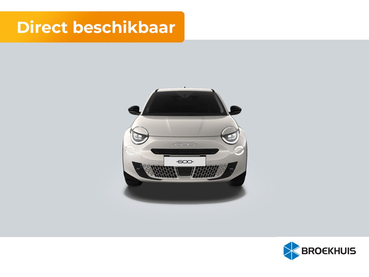 Fiat 600 - La Prima | 10,25" touchscreen radio met Bluetooth, DAB & USB | Automatische airconditionin - AutoWereld.nl