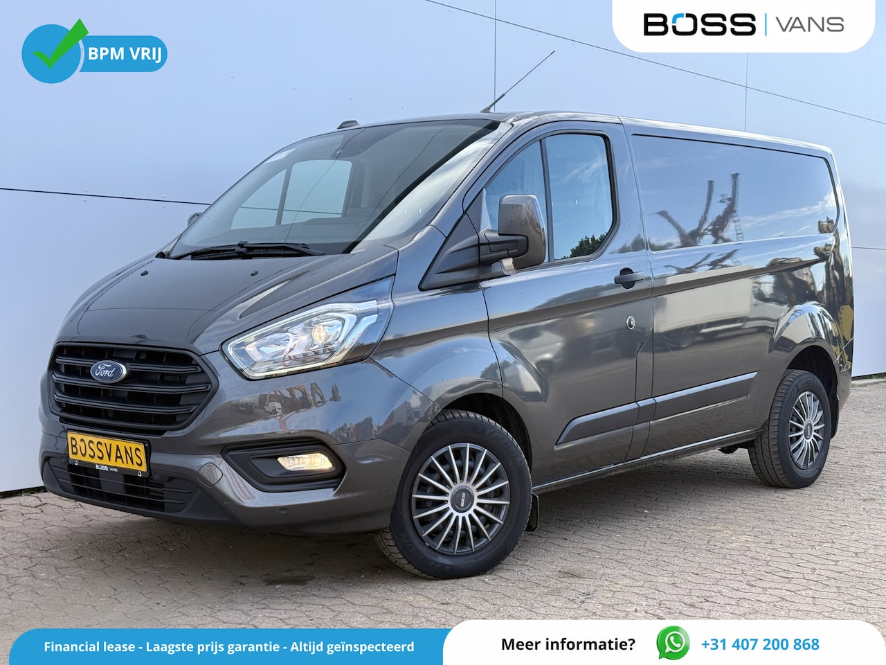 Ford Transit Custom - 280 2.0 TDCI 130PK Automaat Cruise Control Airco Parkeersensoren v+a Stoelverwarming Bluet - AutoWereld.nl
