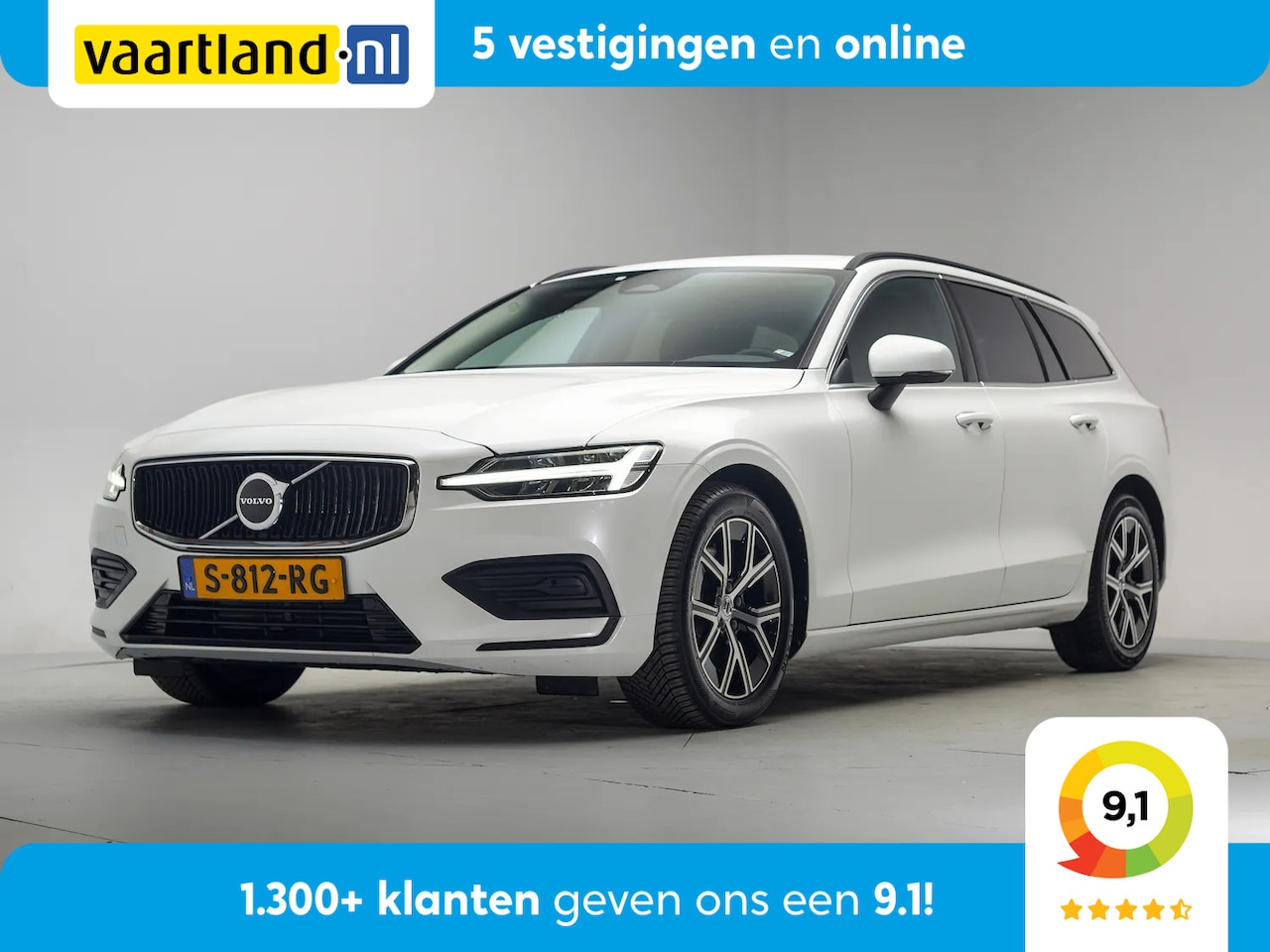 Volvo V60 - 2.0 B3 Core Aut. [ LED Adapt.cruise Stoelverwarming voor en achter ] - AutoWereld.nl