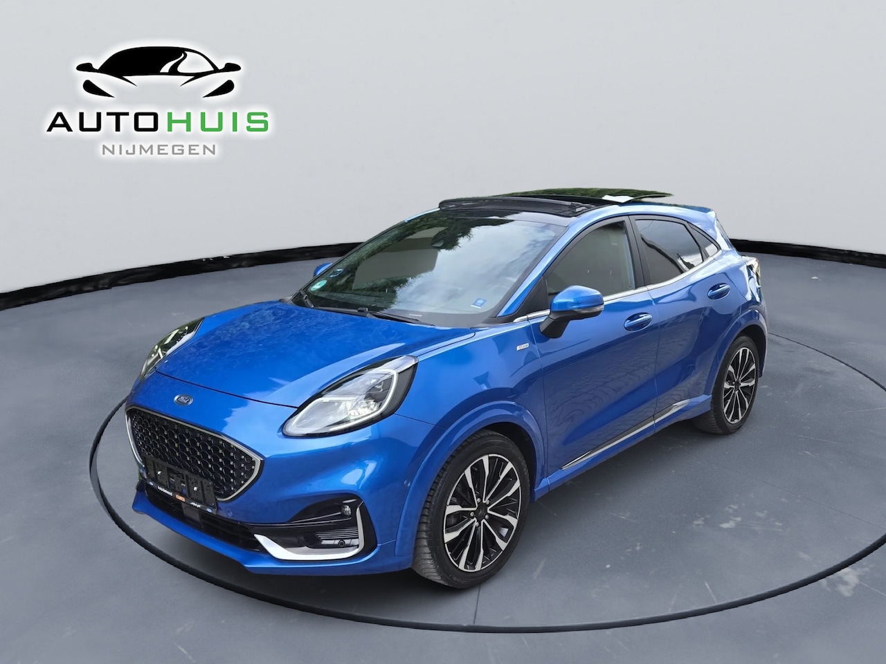 Ford Puma - 1.0 EcoBoost ST-Line X Vignale Panoramadak Lederen massage stoelen Zeldzame en luxe uitvoe - AutoWereld.nl