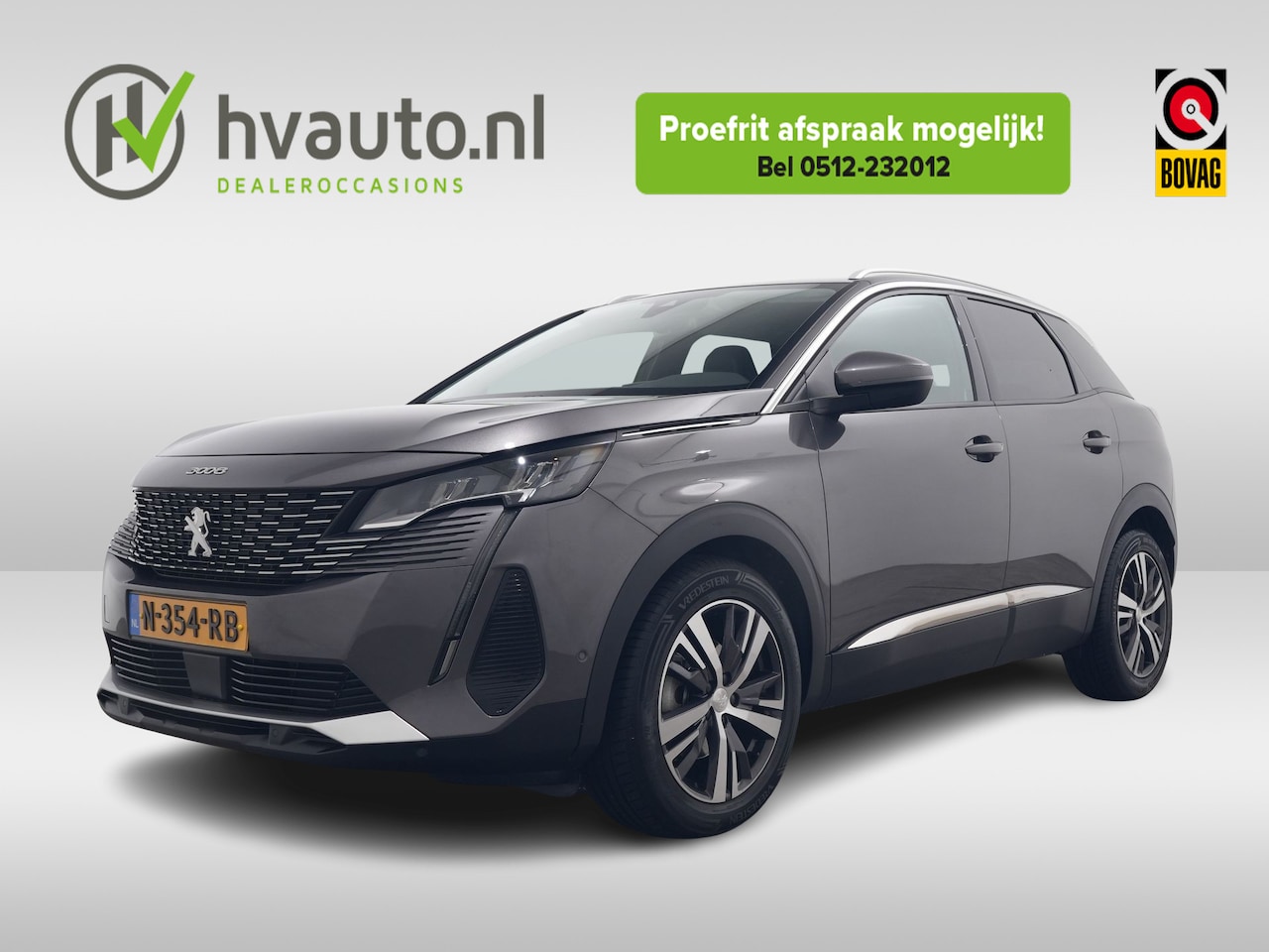 Peugeot 3008 - 1.2 TURBO 130PK ALLURE PACK EAT8 | Cruise Adaptief | El. achterklep - AutoWereld.nl