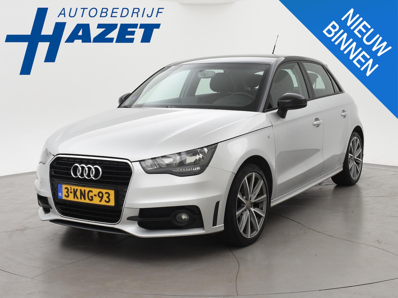 Audi A1 Sportback - 1.2 TFSI S-LINE TWO-TONE IJSZILVER + ZWART | 17 INCH | NAVIGATIE | CRUISE CONTROL - AutoWereld.nl