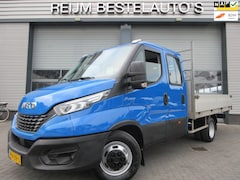 Iveco Daily - 40c18 3.0, 180pk, Euro 6, DC, Openlaadbak, Oprijwagen, Oprijauto, Airco