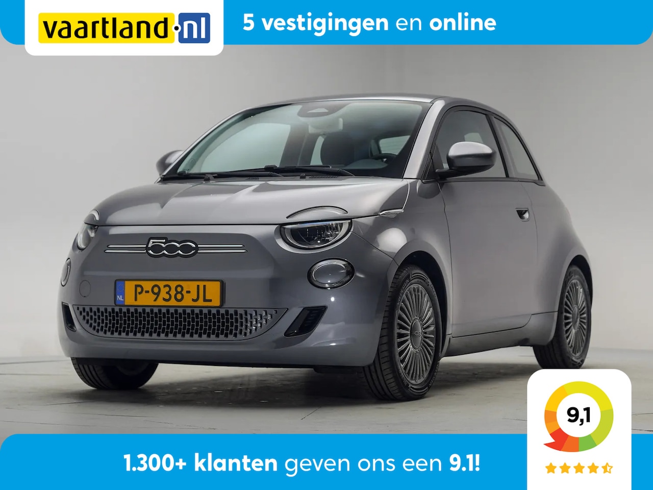 Fiat 500e - Icon 42 kWh [ Navi Climate Apple/Android ] - AutoWereld.nl