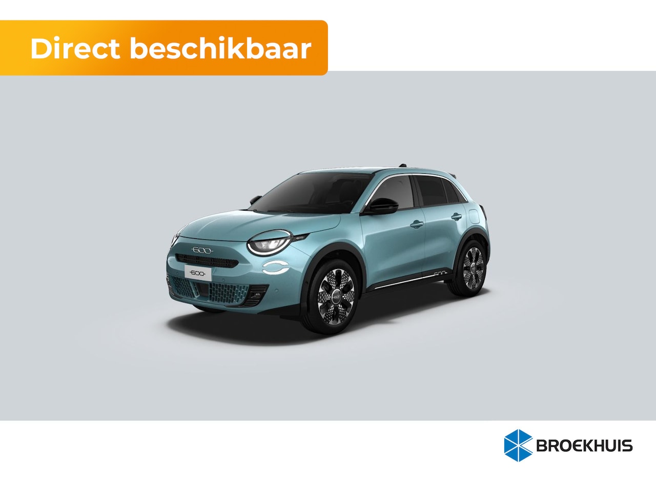 Fiat 600 - La Prima | 10,25" touchscreen radio met Bluetooth, DAB & USB | 18" lichtmetalen velgen Dia - AutoWereld.nl