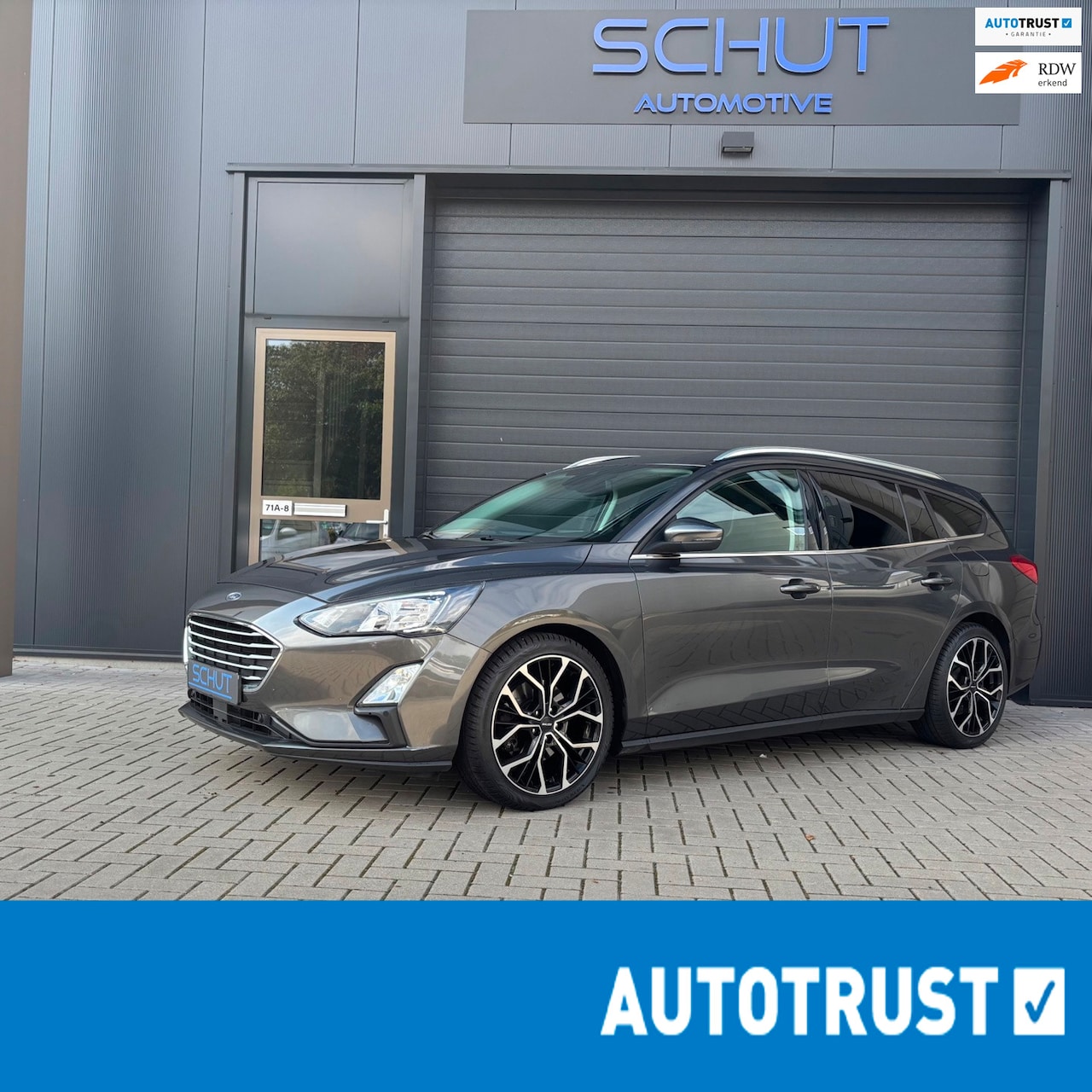 Ford Focus Wagon - 125pk Hybrid Titanium X CLIMA | LED | CAMERA | CARPLAY | STUUR + STOELVERWARMING | 100% DE - AutoWereld.nl