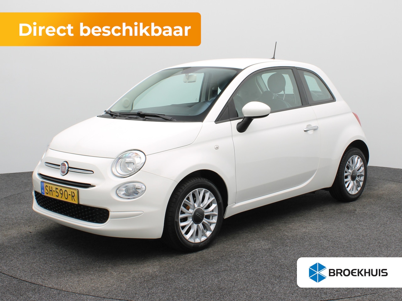 Fiat 500 - 1.2 Popstar Cruise Control | Airco | 15" Lichtmetalen Velgen | Bluetooth Telefoon Verbindi - AutoWereld.nl