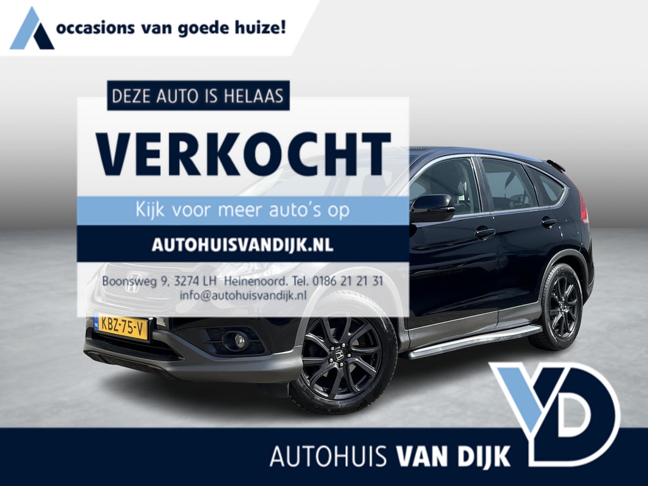 Honda CR-V - 2.0 Elegance | Voll.Historie/Clima/Cruise/18"/Camera/Verwarmde Voorstoelen/Trekhaak - AutoWereld.nl