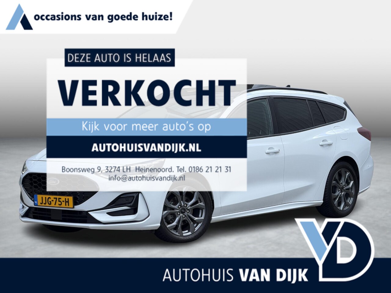 Ford Focus Wagon - 1.0 EcoBoost Hybrid ST Line Style | Pano-schuifdak/Adapt.Cruise/Winterpack/18-inch - AutoWereld.nl