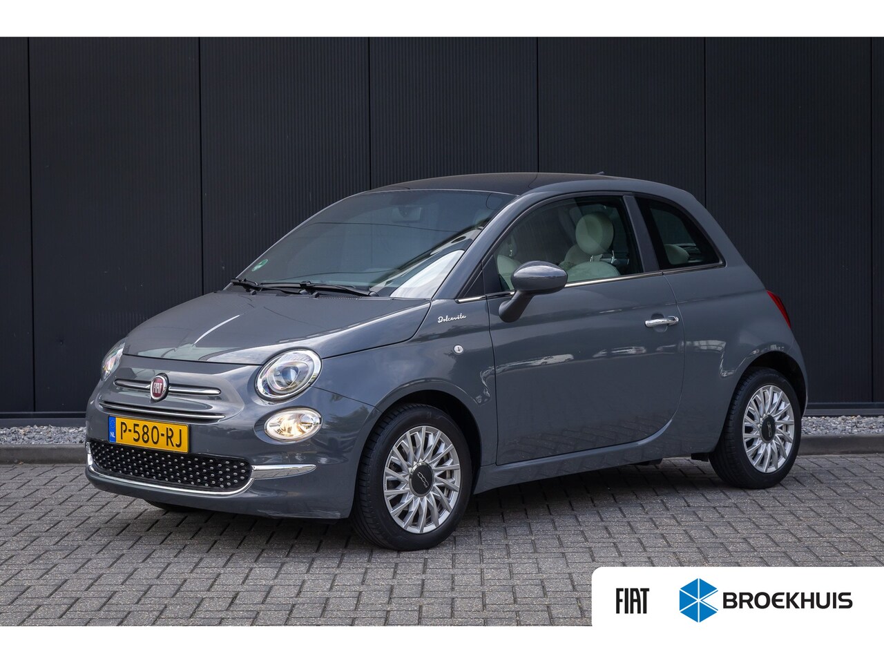 Fiat 500 - 1.0 Hybrid Dolcevita | Panoramadak | Cruise control | Bluetooth | Half leder - AutoWereld.nl