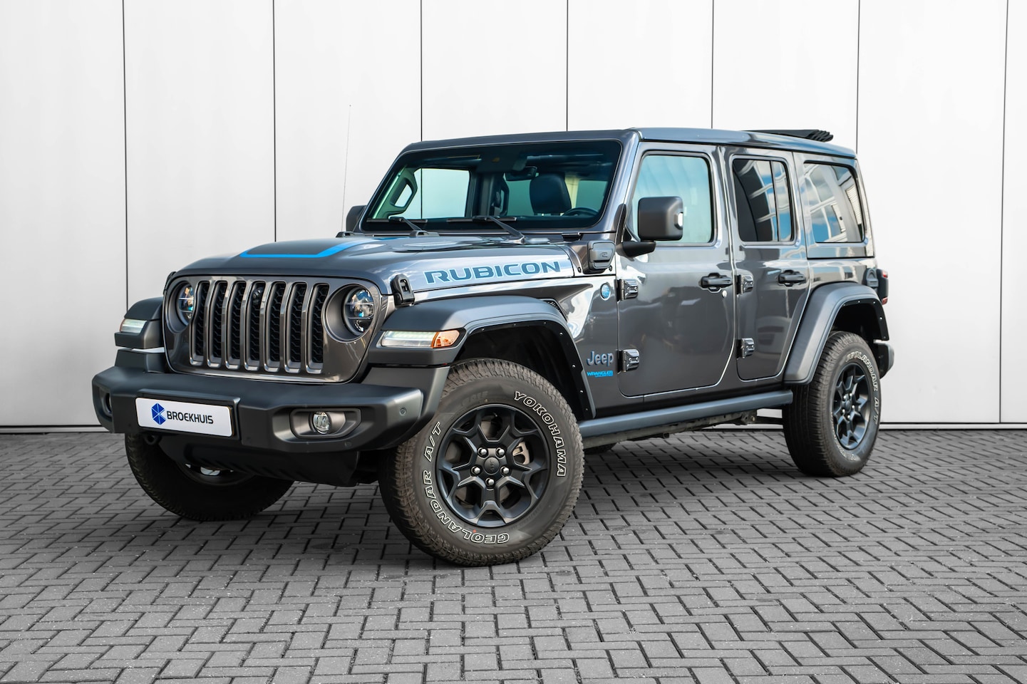 Jeep Wrangler Unlimited - 4xe 380 Rubicon l Elekt. Schuifdak l Stoel/Stuurverwarming l Leder l Dodehoek Assist l LED - AutoWereld.nl