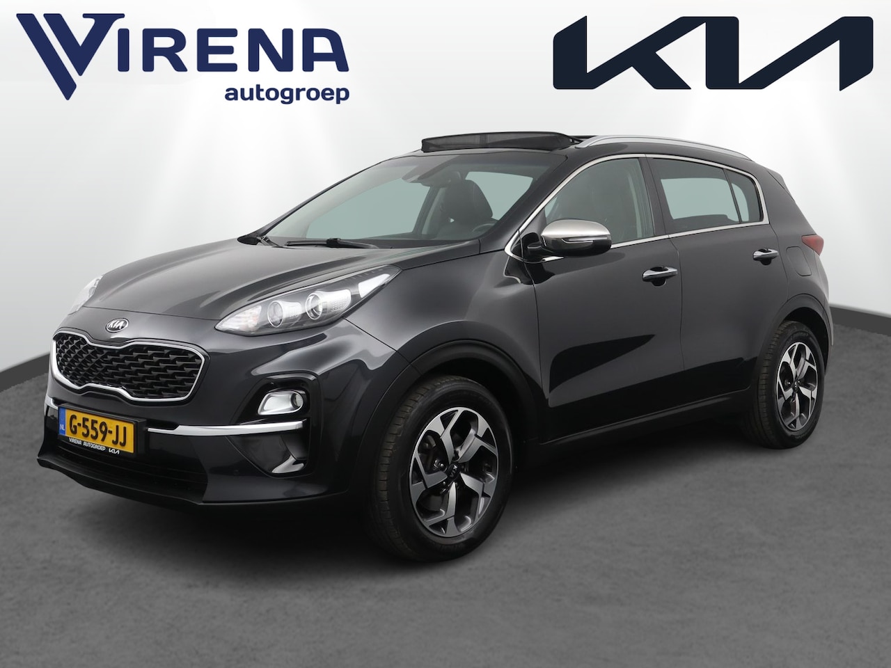 Kia Sportage - 1.6 T-GDI DynamicPlusLine Automaat - Schuif-/kanteldak - Trekhaak - Keyless - Stoelverwarm - AutoWereld.nl