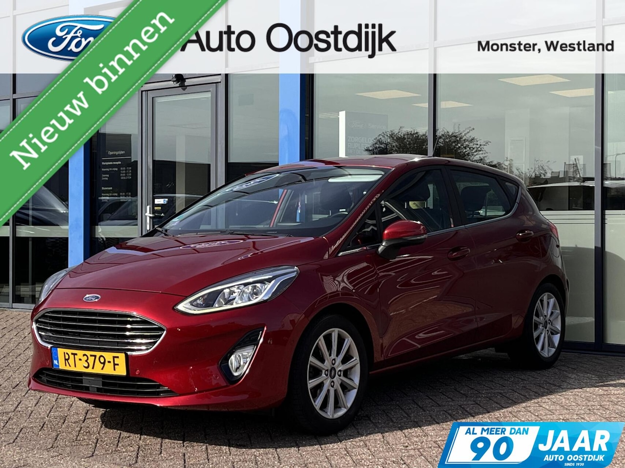 Ford Fiesta - 1.0 EcoBoost Titanium 100pk Trekhaak Adaptieve Cruise Camera Verwarmde Voorruit Navi B&O P - AutoWereld.nl