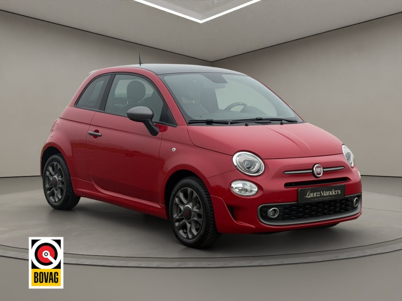 Fiat 500 - 1.2 Sport 2019 ROOD | Apple CarPlay | Airco | Leder - AutoWereld.nl
