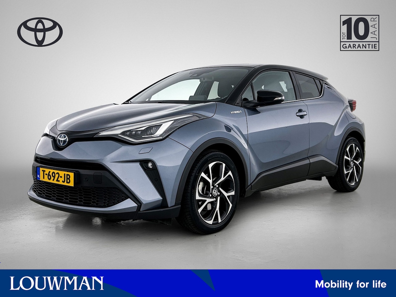 Toyota C-HR - 2.0 Hybrid Style Bi-Tone 184 PK | Stoel + Stuur + Voorruit verwarming | BEARLOCK | Dealer - AutoWereld.nl