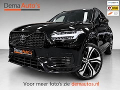 Volvo XC90 - 2.0 T8 Recharge R-DESIGN 7P BLACK-LINE 22'' L-RANGE LEDER/H-UP/M+KOELING-STOELEN/360CAM/AD