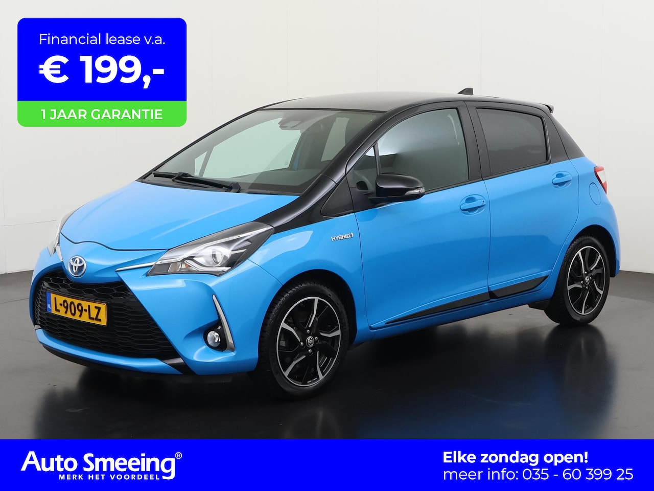 Toyota Yaris - 1.5 Hybrid Bi-Tone Plus | Trekhaak | Panoramadak | Camera | Stoelverwarming | Zondag Open! - AutoWereld.nl