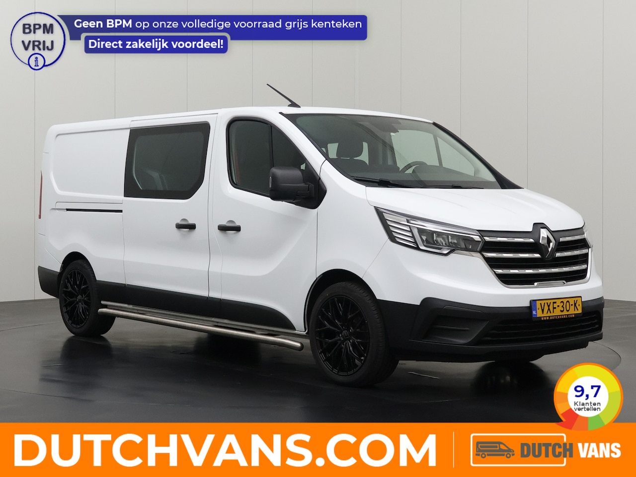 Renault Trafic - 2.0DCi 130PK Lang Dubbele Cabine | 6-Persoons | Multimedia | Airco | Cruise | Trekhaak - AutoWereld.nl