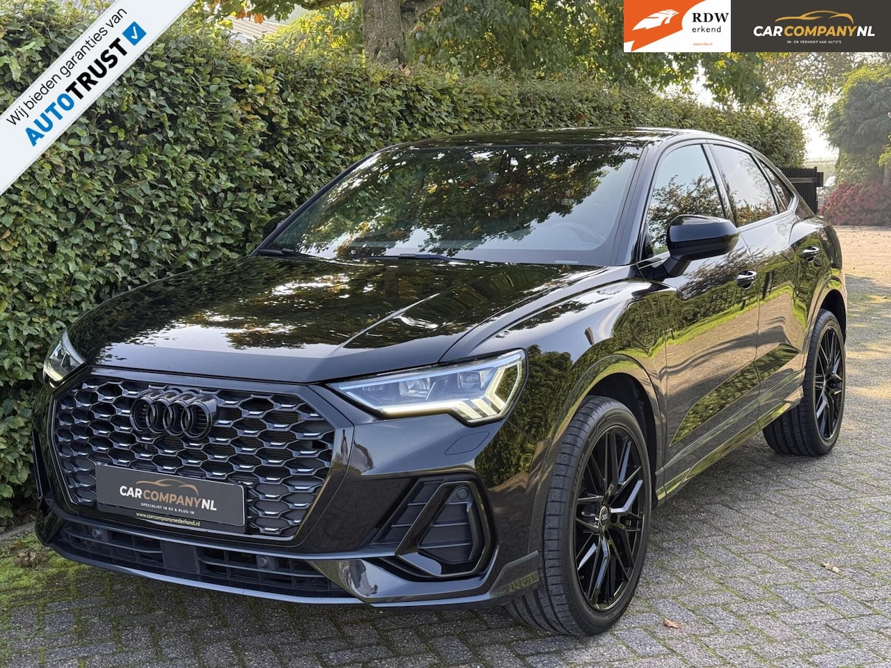 Audi Q3 Sportback - 45 TFSIe|SLINE | Black edition |Leder - AutoWereld.nl