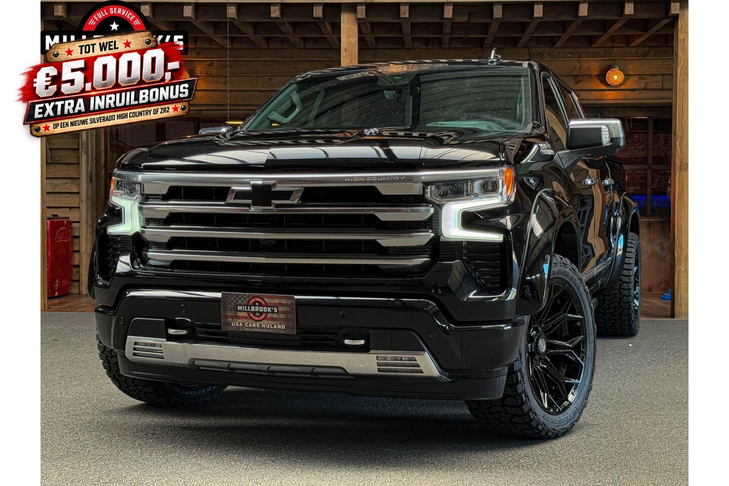 Chevrolet Silverado - High Country, Widebody, 4Play velgen, LPG, Bedcover in kleur, Adaptieve Cruise control, . - AutoWereld.nl