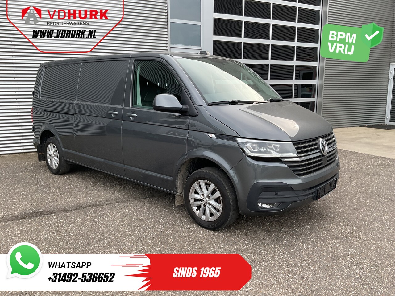 Volkswagen Transporter - 2.0 TDI 150 pk DSG Aut. L2 LED/ Adapt.Cruise/ Carplay/ Stoelverw./ Navi/ Airco/ 16’LMV/ PD - AutoWereld.nl