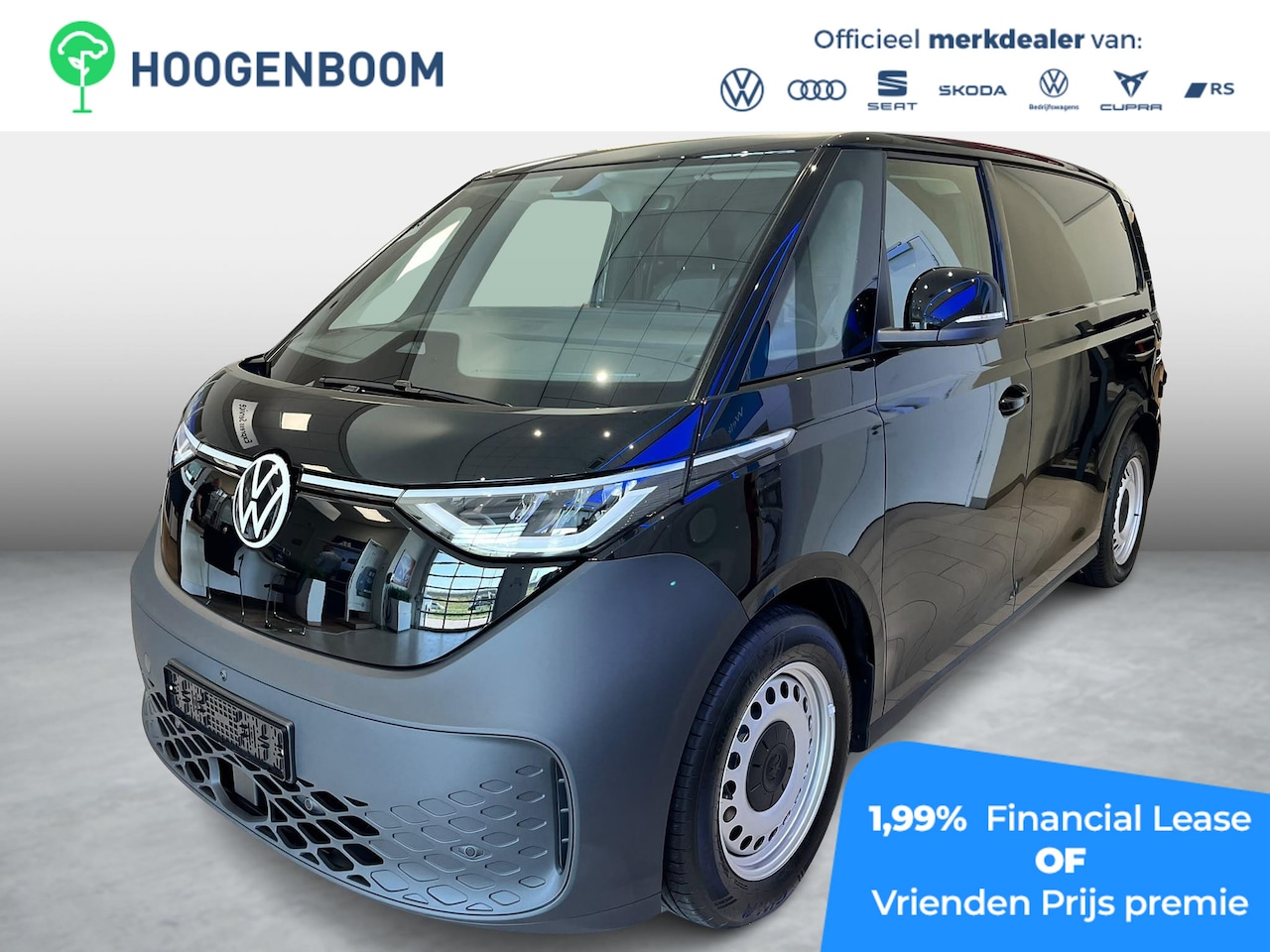 Volkswagen ID. Buzz Cargo - Bedrijfswagens Economy Business Limited Edition 210 kW (286 pk) | Bijrijdersbank | Achteru - AutoWereld.nl