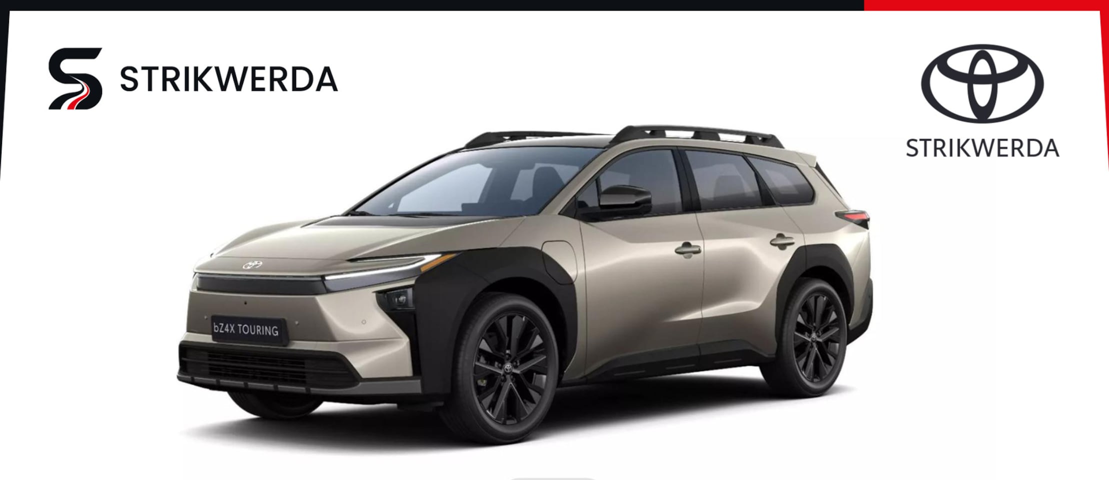 Toyota bZ4X Touring - Executive AWD 75 kWh | Nieuw op voorraad | Synthetisch leder khaki | - AutoWereld.nl