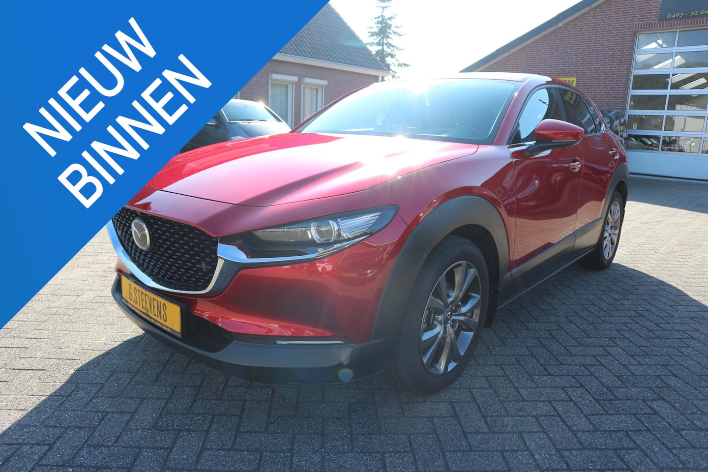 Mazda CX-30 - 2.0 e-SkyActiv-X M Hybrid AWD Luxury Leder ,navigatie, schuifdak - AutoWereld.nl