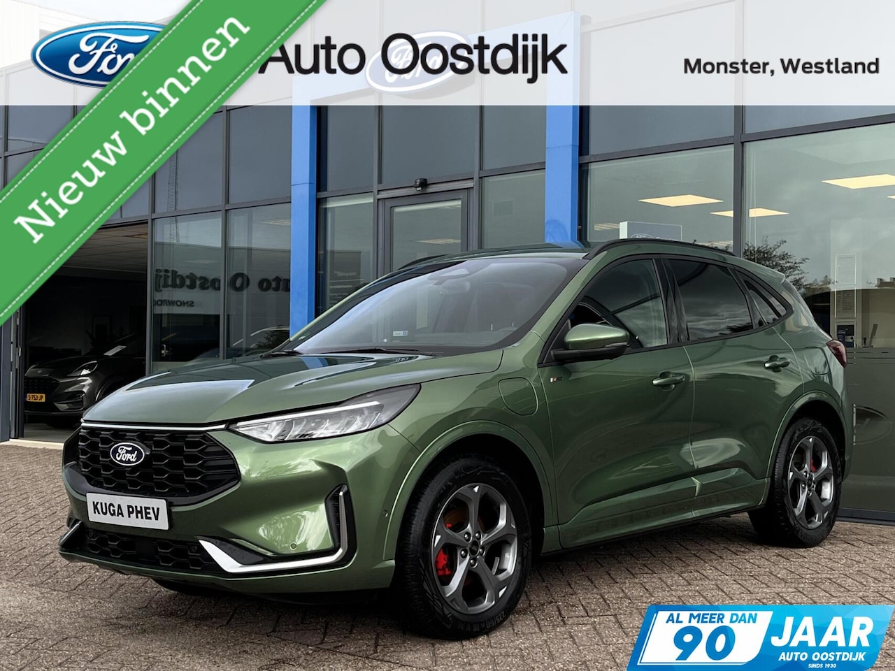 Ford Kuga - 2.5 PHEV ST-Line X 243PK Afn. Trekhaak Winterpack Adaptieve Cruise 360-Camera B&O Elek. Ac - AutoWereld.nl