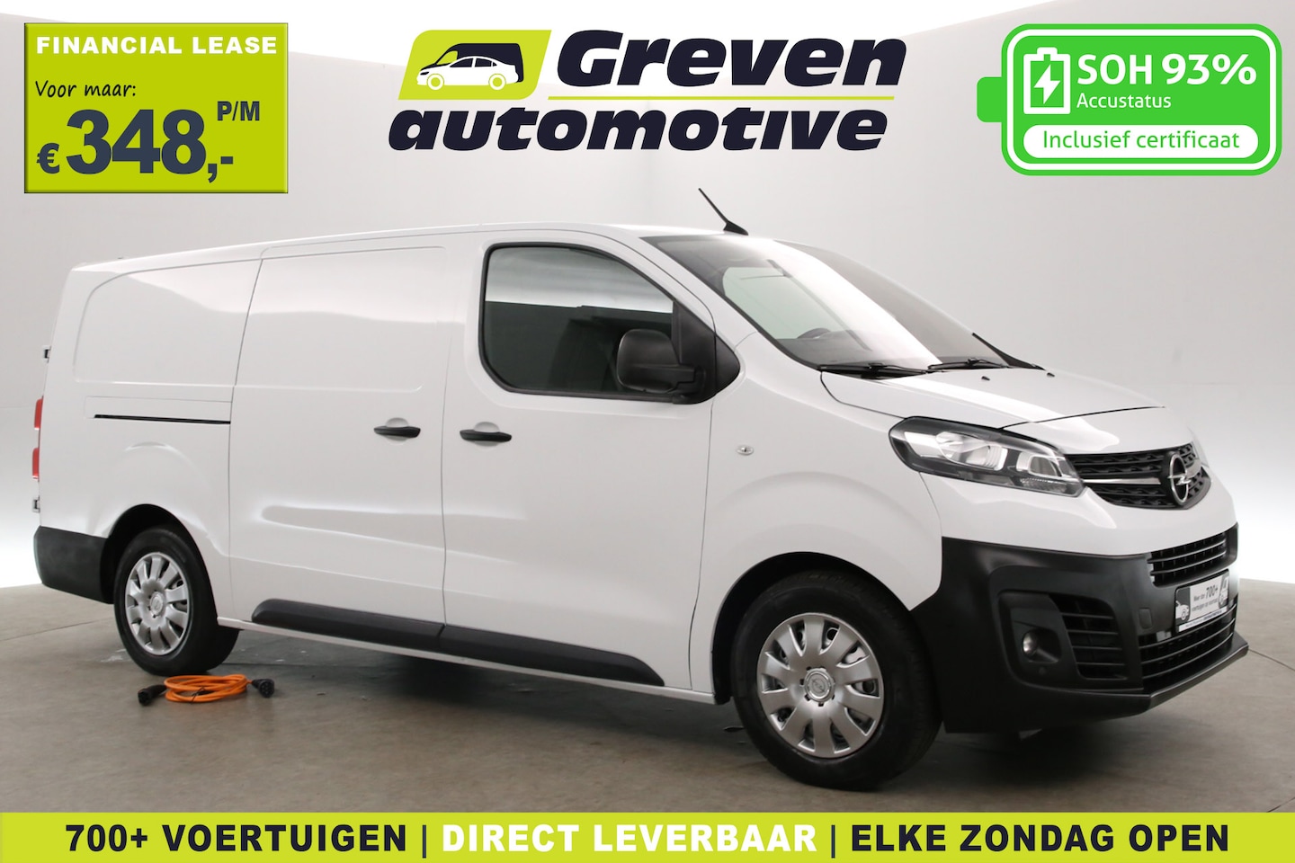 Opel Vivaro-e - 75 kWh L3H1 | Snelladen | SOH 93% | Airco | Camera | Cruise | 3 Zits | Carplay | Parkeerse - AutoWereld.nl