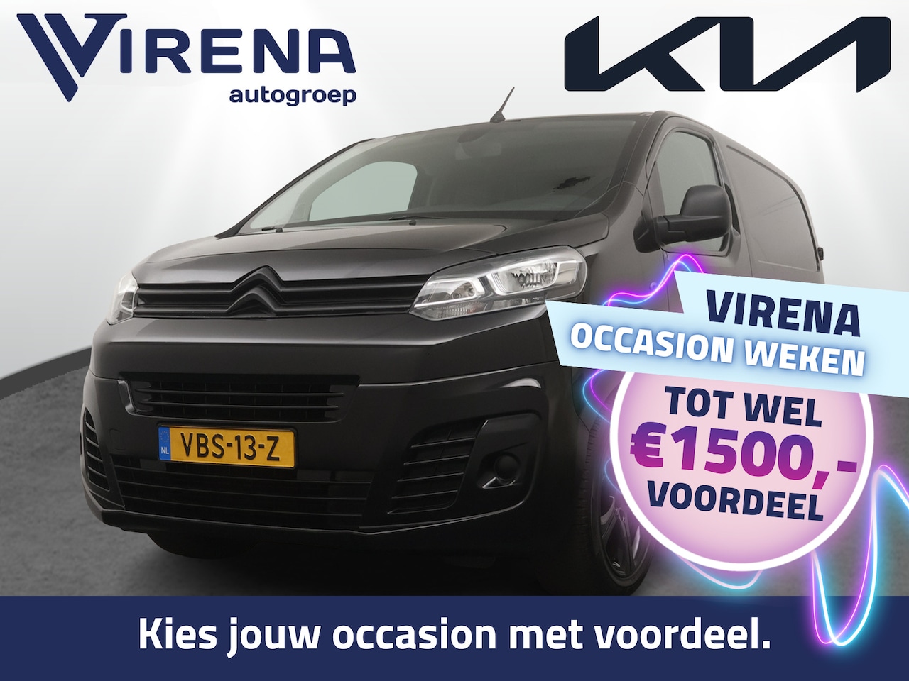Citroën Jumpy - 1.6 BlueHDI 95 Club XS Airconditioning - Buitenspiegels verwarmbaar - Cruise Control - Reg - AutoWereld.nl