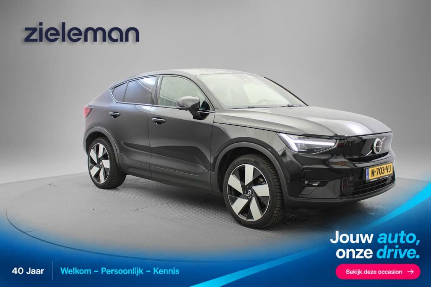 Volvo XC40 - C40 Recharge Twin 78 kWh - Panorama, Carplay, 360 Camera, Half Leer, Memory, SOH 89,2% - AutoWereld.nl
