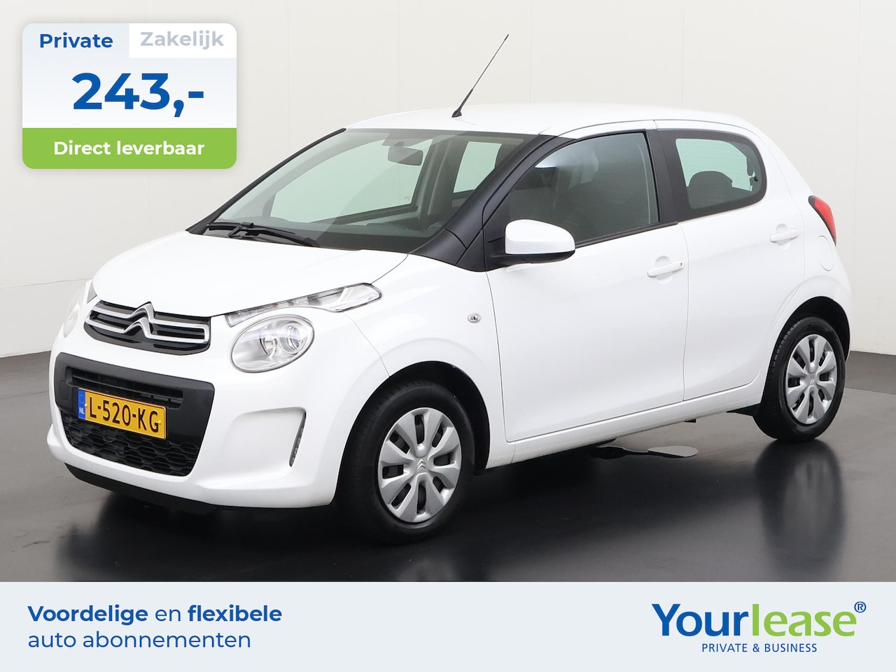 Citroën C1 - 1.0 VTi Feel | All-in 243,- Private Lease | Direct uit voorraad - AutoWereld.nl